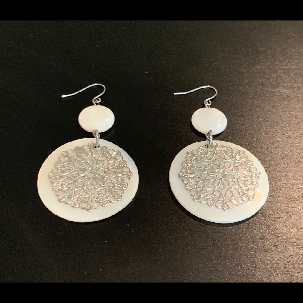 2 for $8- 1 pair of dangling circle earrings
